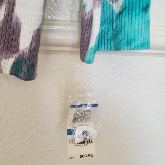 NWT INC International Concepts Women's XL Sequined Blurred Lilies Cardigan - Picture 5 of 15